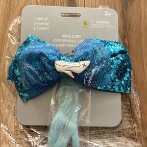 Cinderella light up bow (hair accessory)